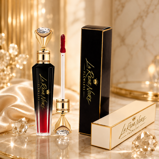 LA REINE NOIRE ROYAL LUXURY MINERAL CREAM LIQUID LIPSTICK CRUELTY FREE LONG LASTING WATERPROOF
