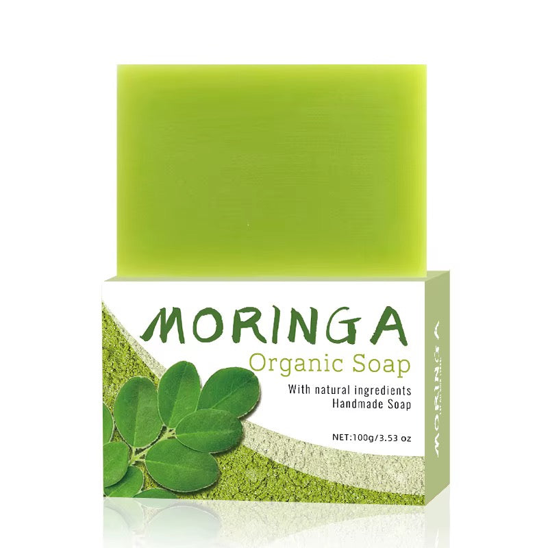 Flawless Royal Glow Moringa Soap 100% Organic Natural Moringa Seed Bar Soap-Moisturizing Anti-Aging for All Skin Types