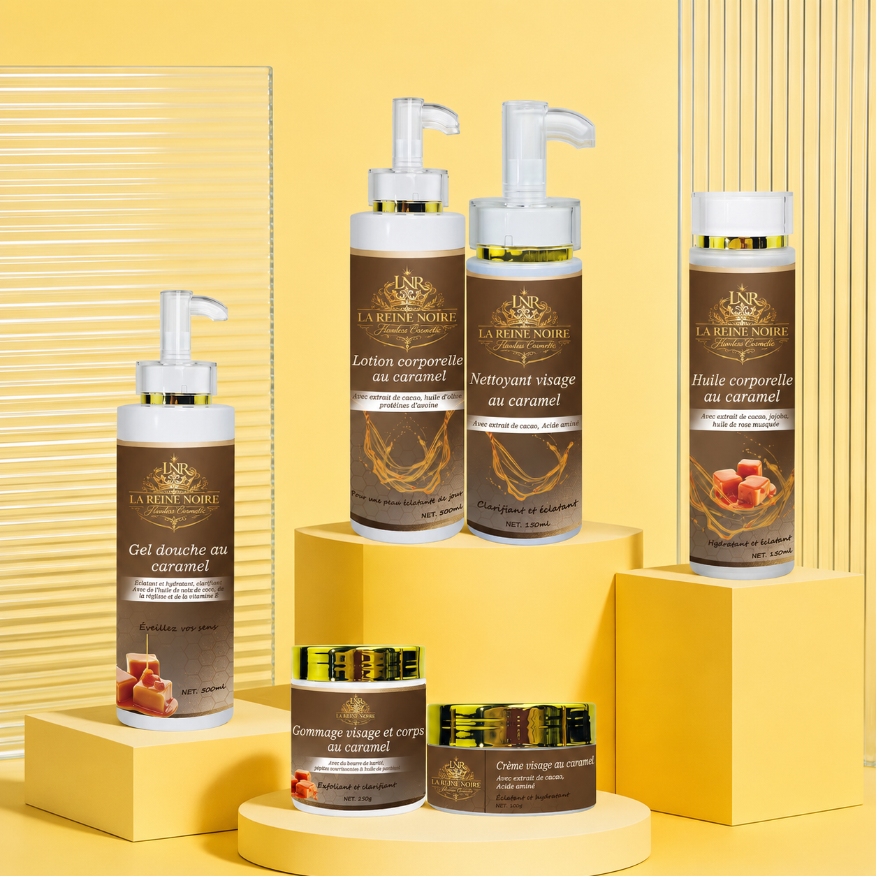 Flawless Caramel Glowing Skin Care Set