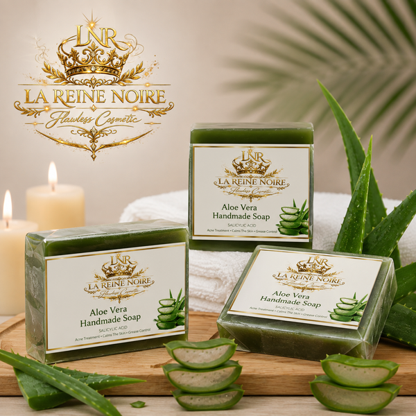 Flawless Royal Glow Aloe Vera Effective Acne Removal Facial & Body Deep Cleansing Cool Fresh Aloe Vera Soap