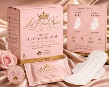 La Reine Noire Royal Comfort 100% Organic Cotton Ultra-Thin Pads